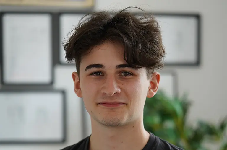 Praktikant Onno Arndt