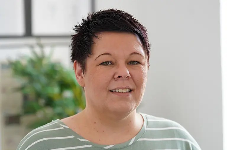 Praktikantin Tanja Heitmann