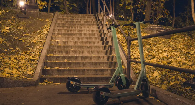 Der E-Scooter sollte mich nach Hause bringen