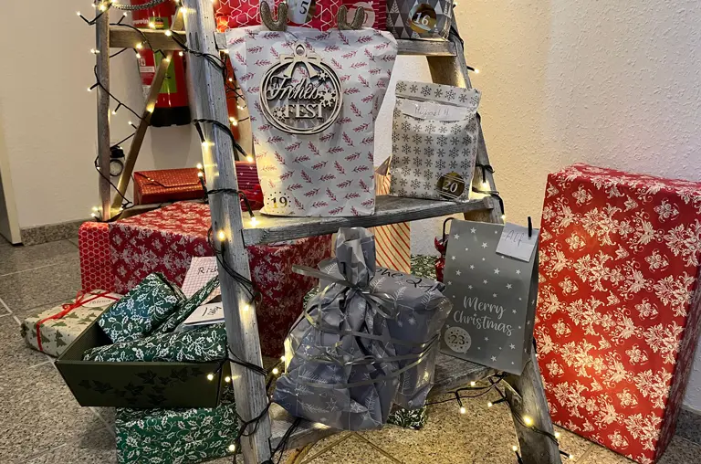 Die liebevoll verpackten Pakete des ProExakt-Wichteladventskalenders sind ein echter Blickfang