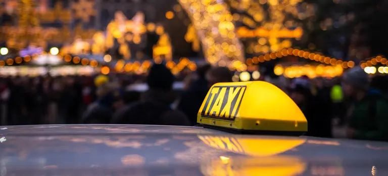 Das Taxi war zunächst nicht das Mittel der Wahl für den Heimweg