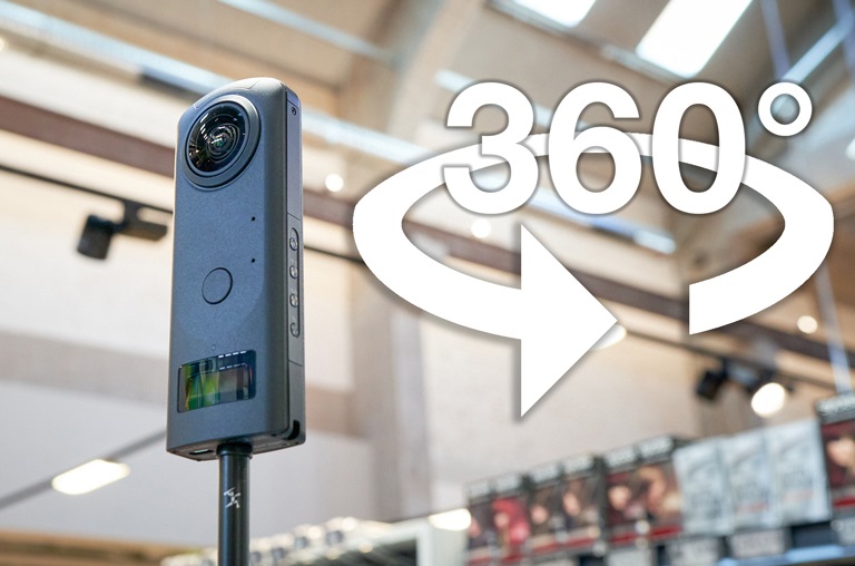 360-Kamera für virtuellen Rundgang