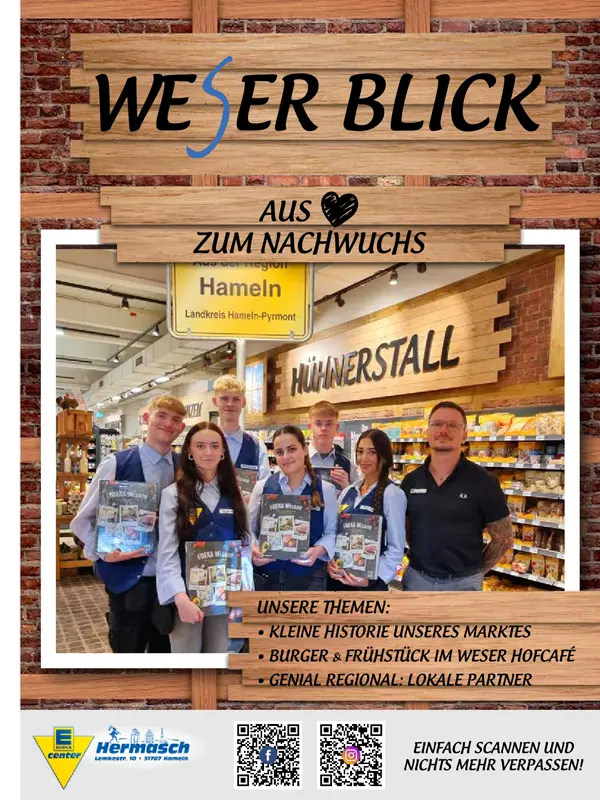 Titelseite vom E-Center Hermasch
