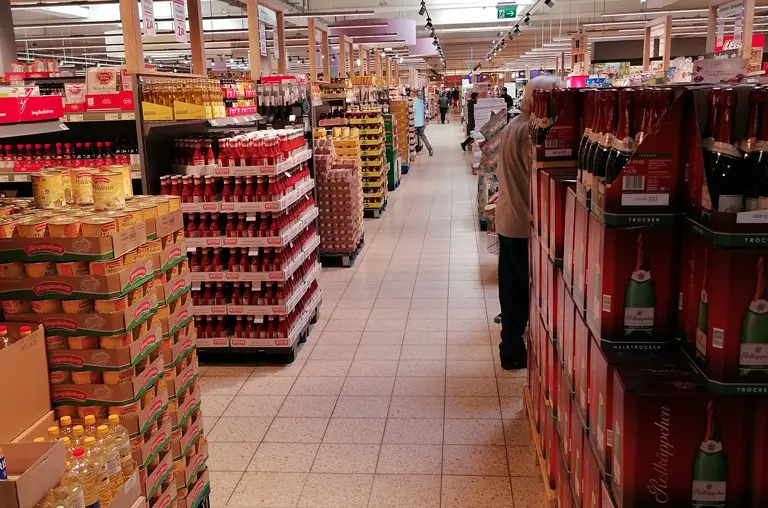 Gang im Marktkauf Prenzlau