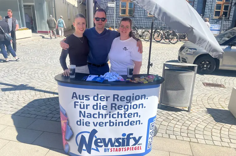 Newsify auf dem Maifest