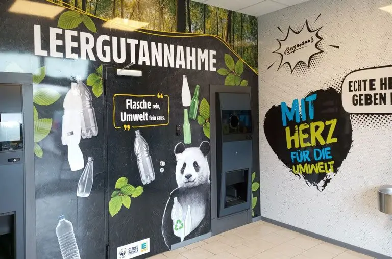 Individuelles Schildkonzept für den Einzelhandel